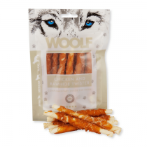 Woolf Przysmak Chicken and Rawhide Twister 100g