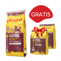 Josera Festival Adult 12,5kg + 2 x 900g GRATIS