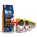 Karmy suche dla psa - Brit Premium By Nature Senior Small/Medium S+M 15kg + Koema mix 3 smaków 400g x 6