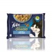 Karmy mokre dla kota - Felix Sensations Sauce Surprise łosoś morski i sardynki 85g x 4 (multipak)