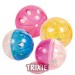 Zabawki - Trixie Piłki przezroczyste z grzechotką z plastiku 5cm 4szt