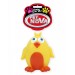 Zabawki - Pet Nova Zabawka gumowa Chicken z dźwiękiem 10cm