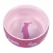 Miski i akcesoria do misek - Trixie Miska ceramiczna dla królika z nadrukiem 250ml / 11 cm